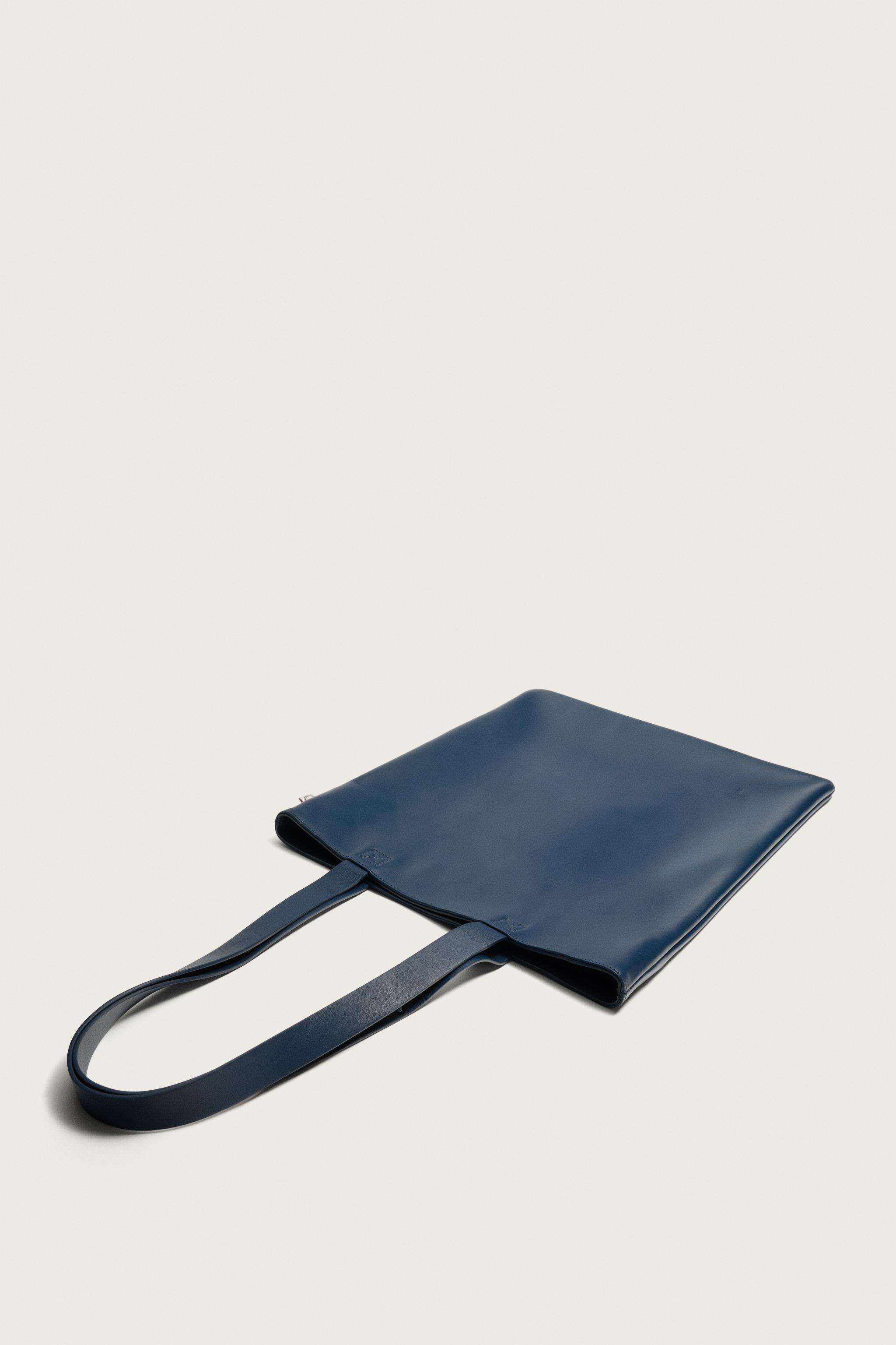 LEATHER SHOPPER BAG